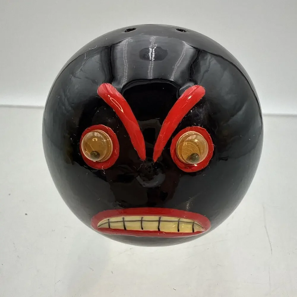 VandoRama Lanes Bowling Lanes Angry Pepper Shaker With Googly Eyes